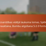 Aizsardzības vidējā laukuma lomas, Spēles pārtraukšana, Bumbu atgūšana 5-2-3 formācijā